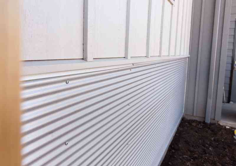 Bare steel siding with no extra color or texture definitely adds variety!