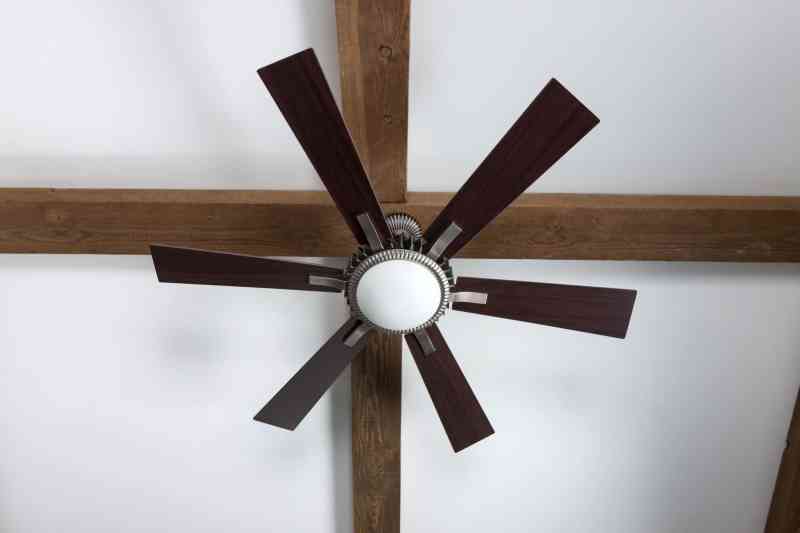 The living room ceiling fan.