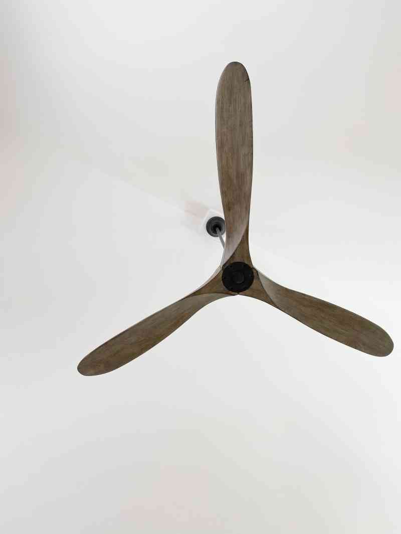 This propeller fan adds such a cool finishing touch!